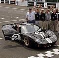 LE MANS CLASSIC 2006: Pictured with the winning 1966 Le Mans 24-hour Ford GT40.